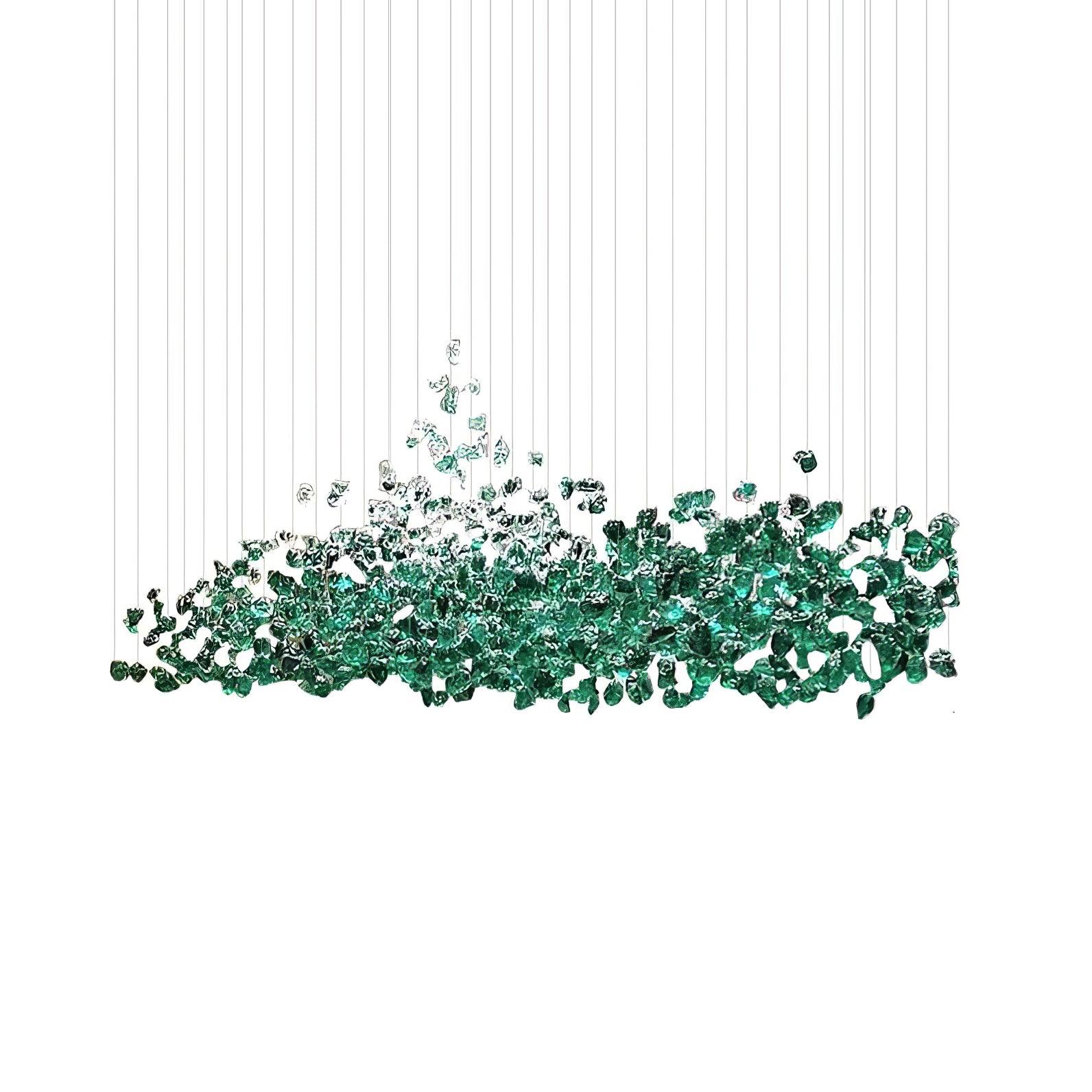 Veshaa Postmodern Luxury Stone Crystal Chandelier - Lamp Outdoor