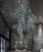 Veshaa Postmodern Luxury Stone Crystal Chandelier - Lamp Outdoor