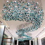 Veshaa Postmodern Luxury Stone Crystal Chandelier - Lamp Outdoor