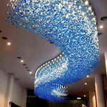 Veshaa Postmodern Luxury Stone Crystal Chandelier - Lamp Outdoor