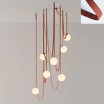Multiple Belt Art Pendant Light - Lamp Outdoor