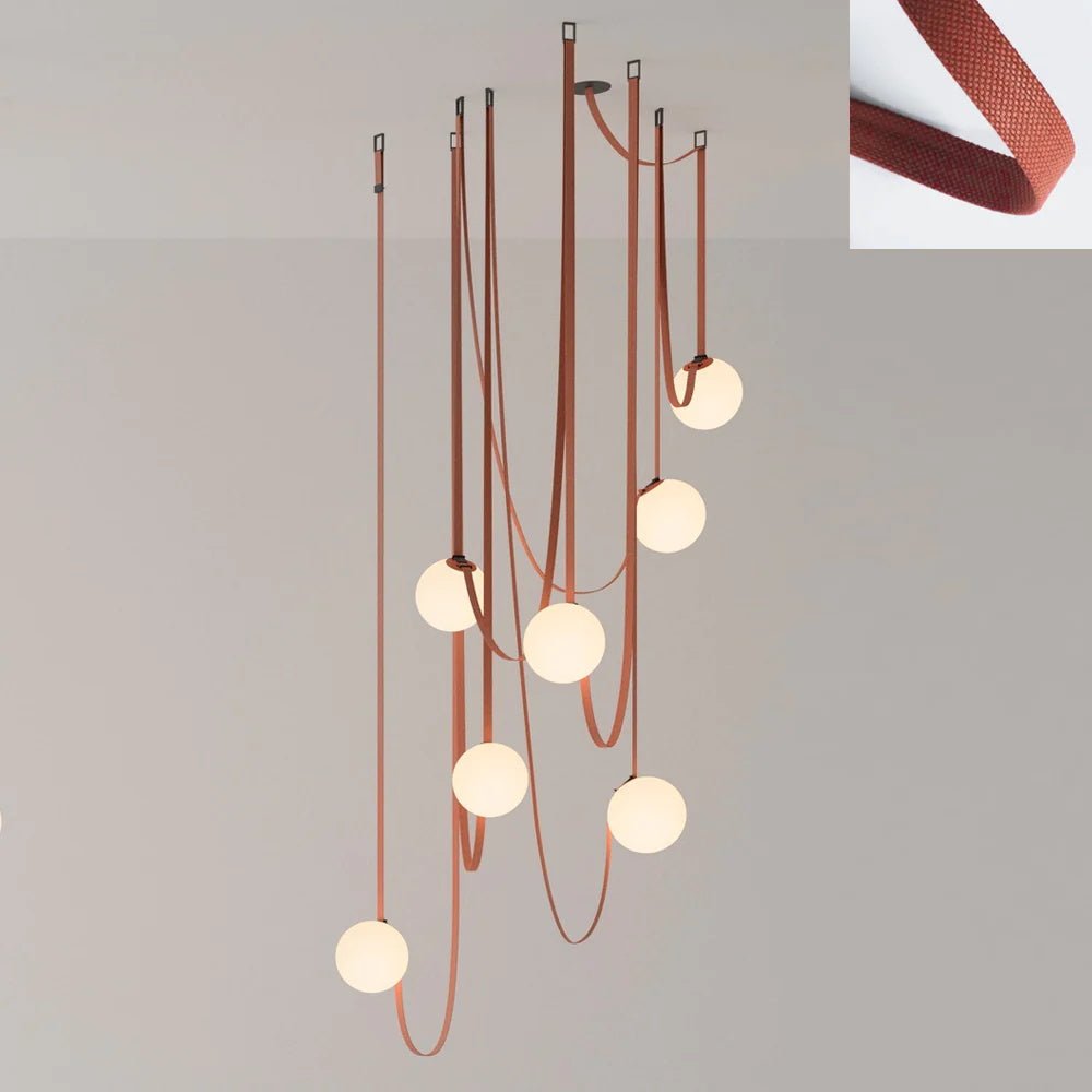 Multiple Belt Art Pendant Light - Lamp Outdoor
