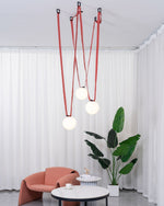 Multiple Belt Art Pendant Light - Lamp Outdoor