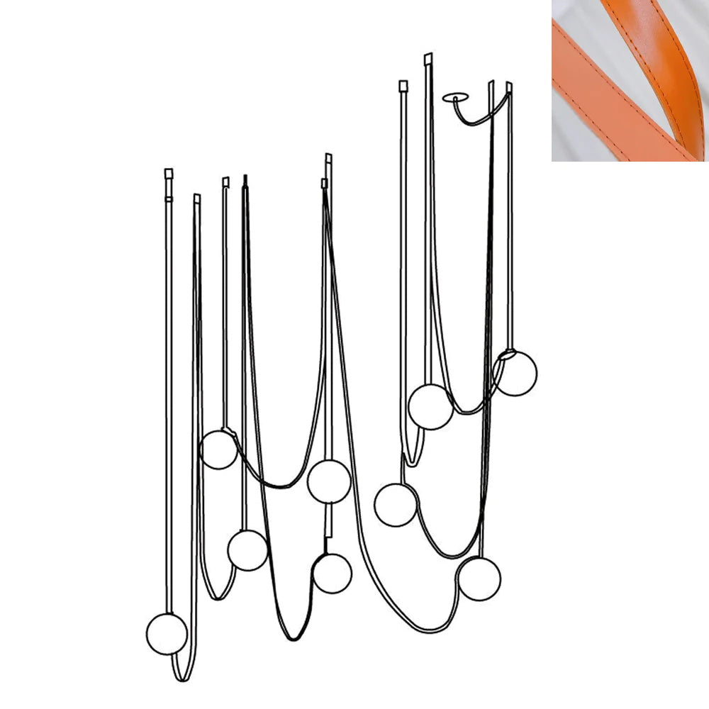 Multiple Belt Art Pendant Light - Lamp Outdoor