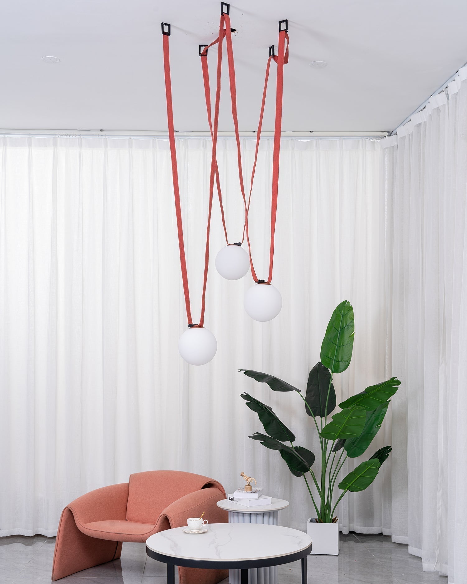 Multiple Belt Art Pendant Light - Lamp Outdoor