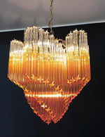 Evmararae Gradient Glass Chandelier - Lamp Outdoor