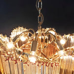 Evmararae Gradient Glass Chandelier - Lamp Outdoor