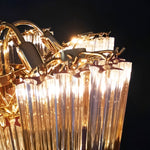 Evmararae Gradient Glass Chandelier - Lamp Outdoor