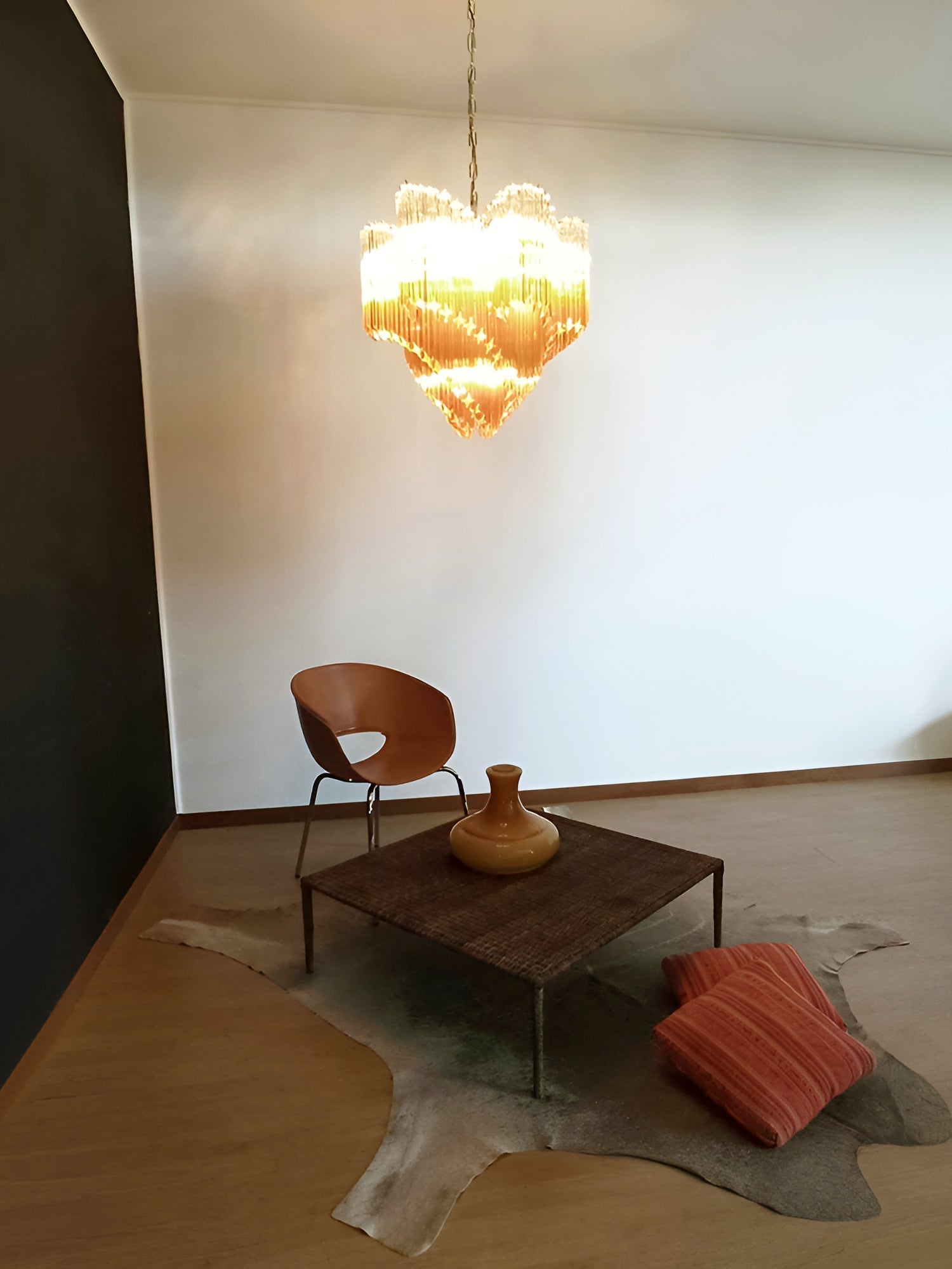 Evmararae Gradient Glass Chandelier - Lamp Outdoor