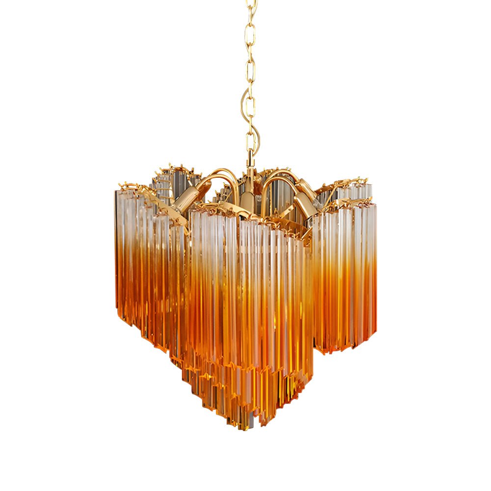 Evmararae Gradient Glass Chandelier - Lamp Outdoor