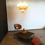 Evmararae Gradient Glass Chandelier - Lamp Outdoor