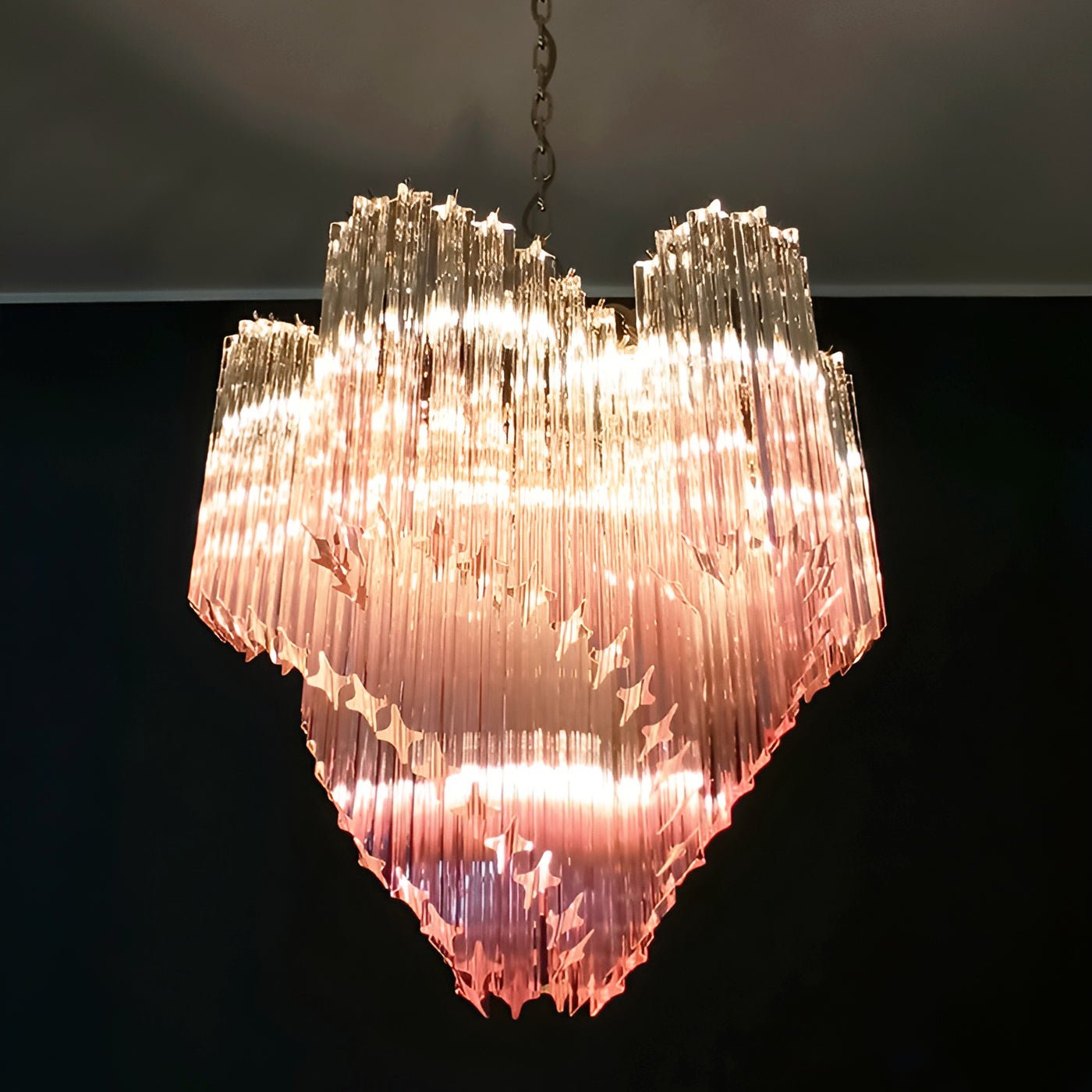 Evmararae Gradient Glass Chandelier - Lamp Outdoor
