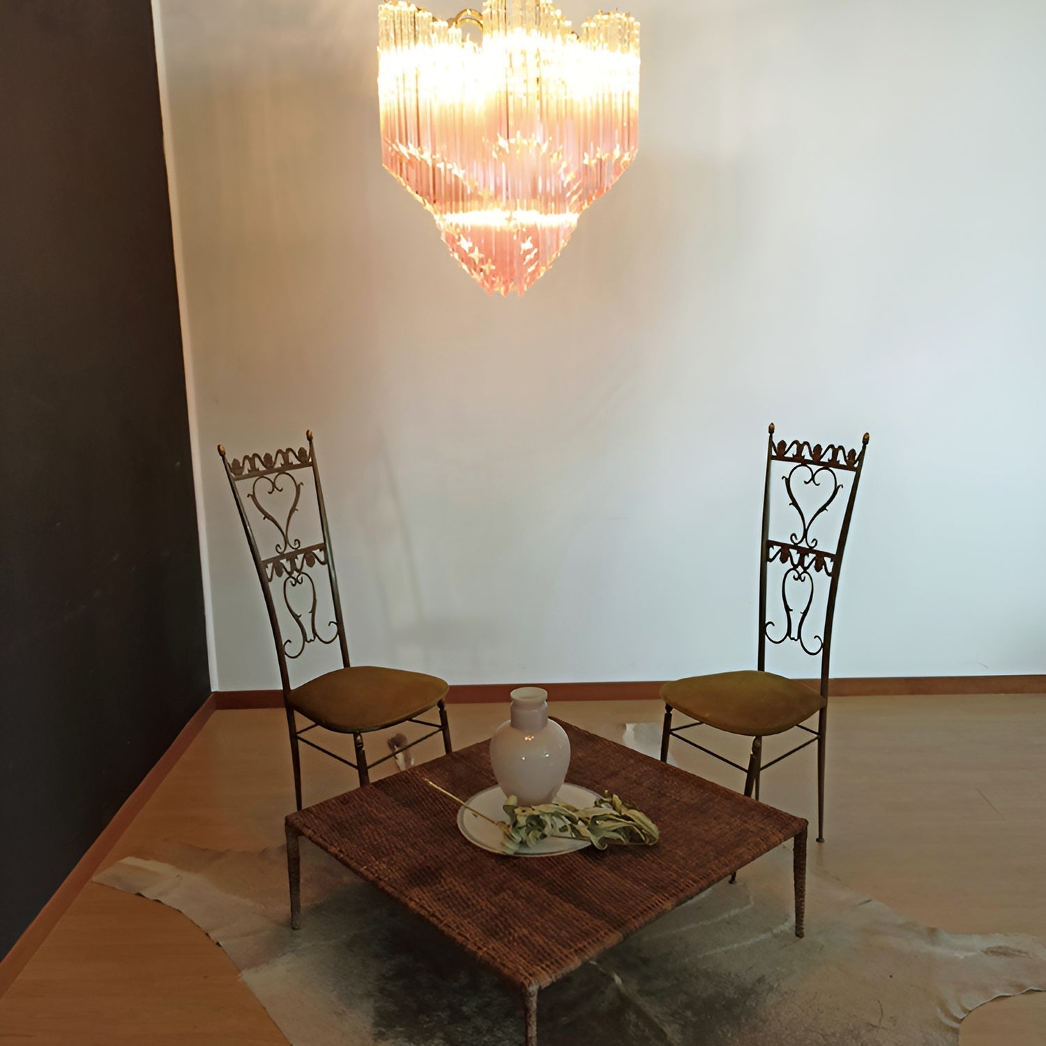 Evmararae Gradient Glass Chandelier - Lamp Outdoor