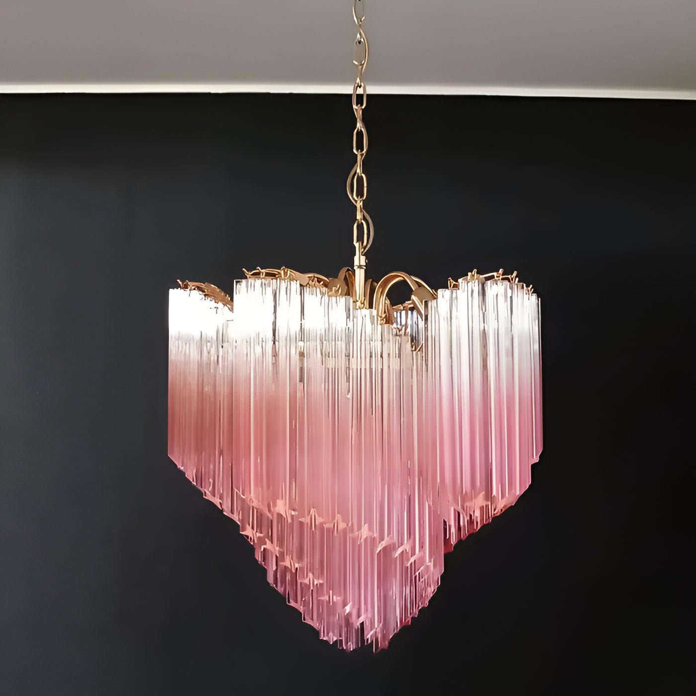 Evmararae Gradient Glass Chandelier - Lamp Outdoor