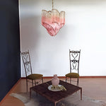 Evmararae Gradient Glass Chandelier - Lamp Outdoor
