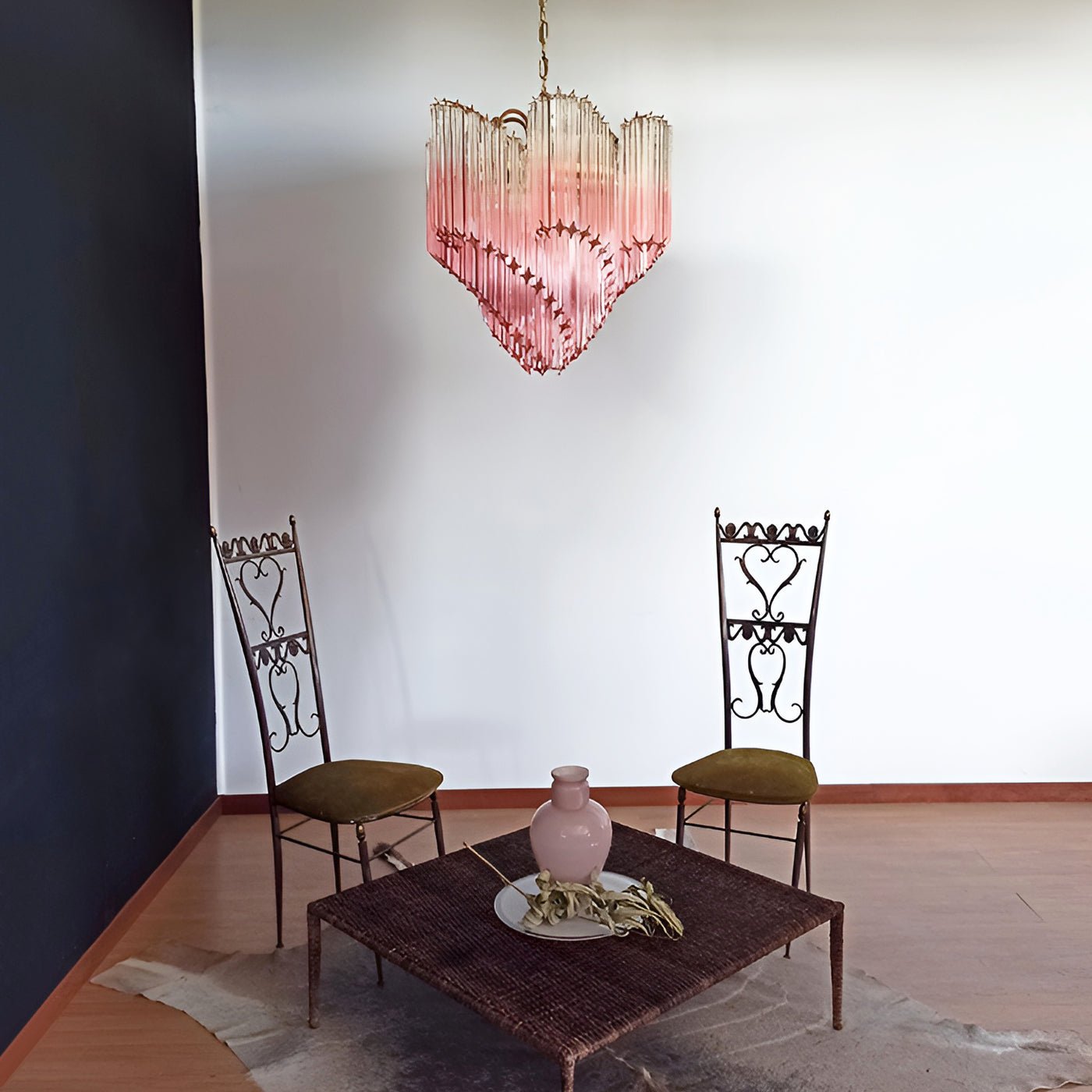 Evmararae Gradient Glass Chandelier - Lamp Outdoor