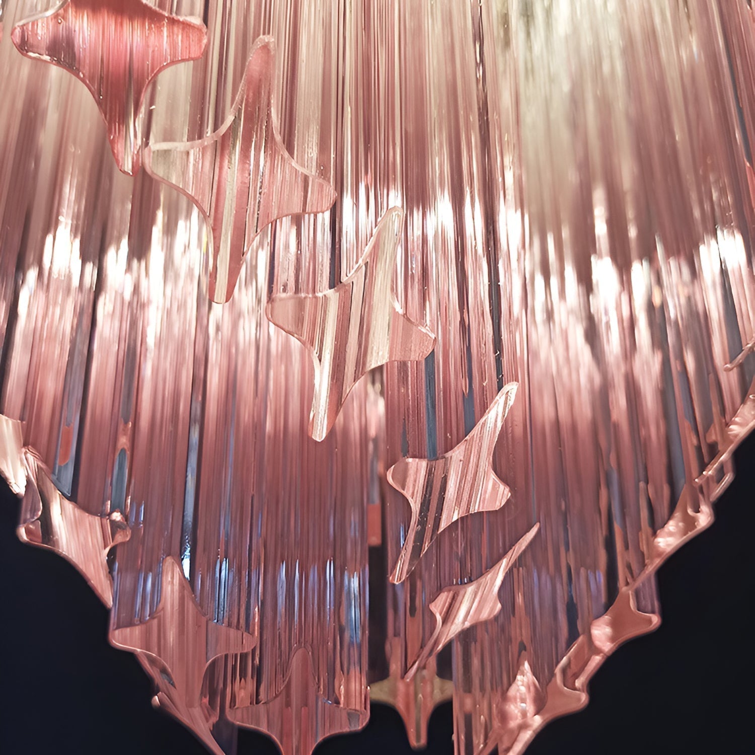 Evmararae Gradient Glass Chandelier - Lamp Outdoor