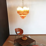 Evmararae Gradient Glass Chandelier - Lamp Outdoor