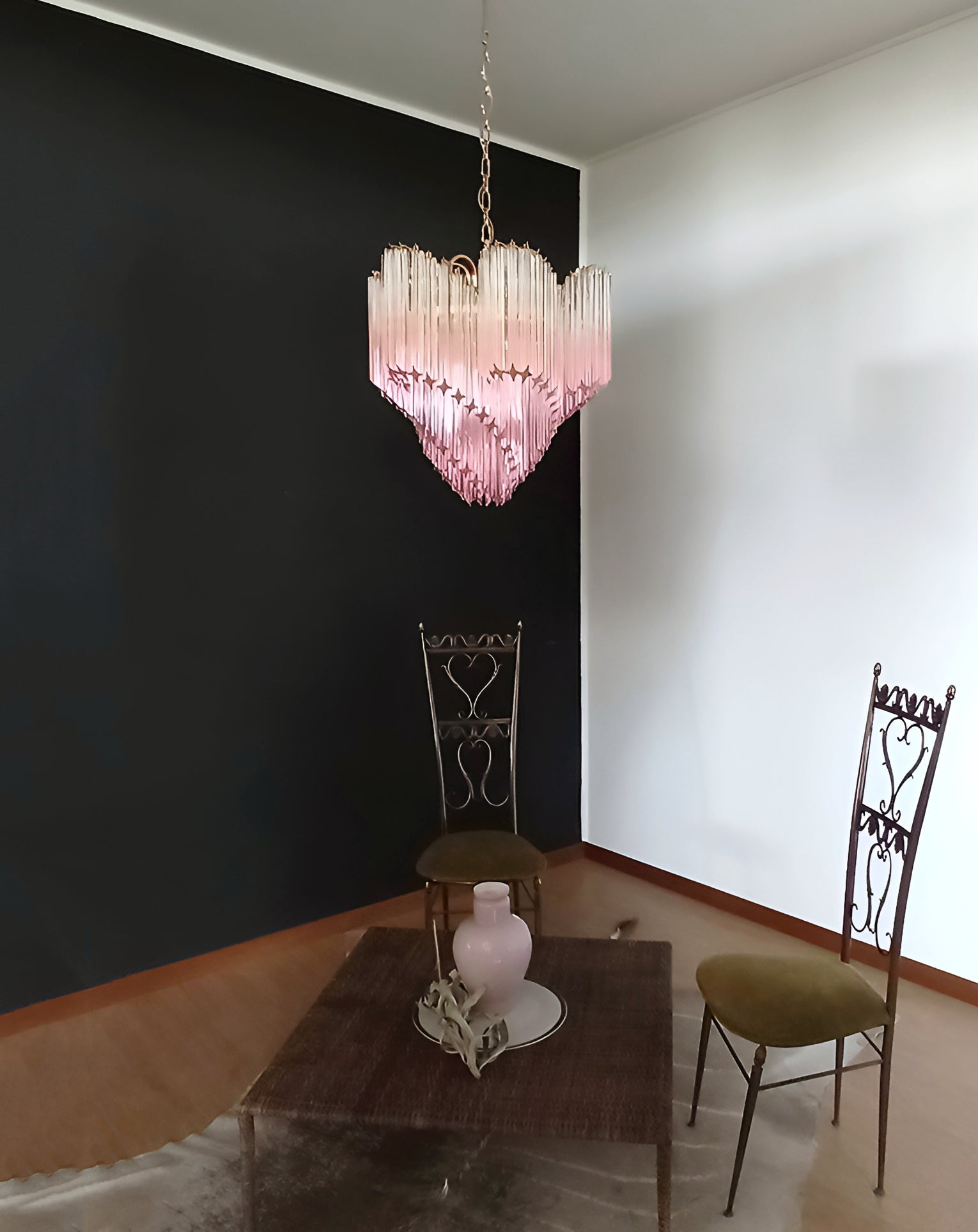 Evmararae Gradient Glass Chandelier - Lamp Outdoor