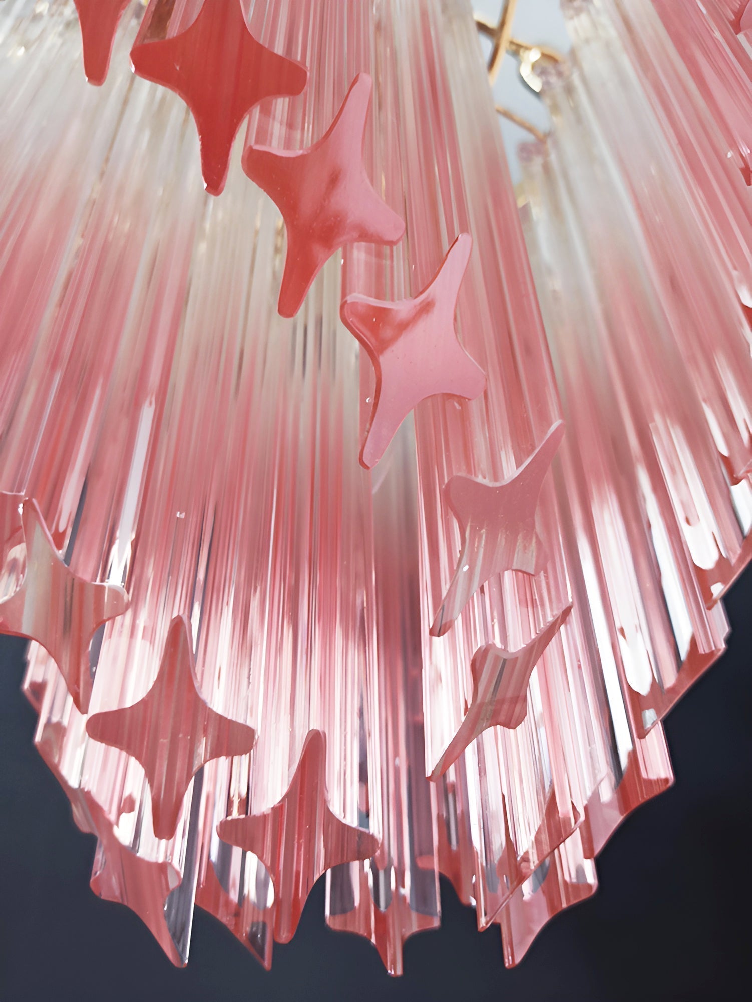 Evmararae Gradient Glass Chandelier - Lamp Outdoor
