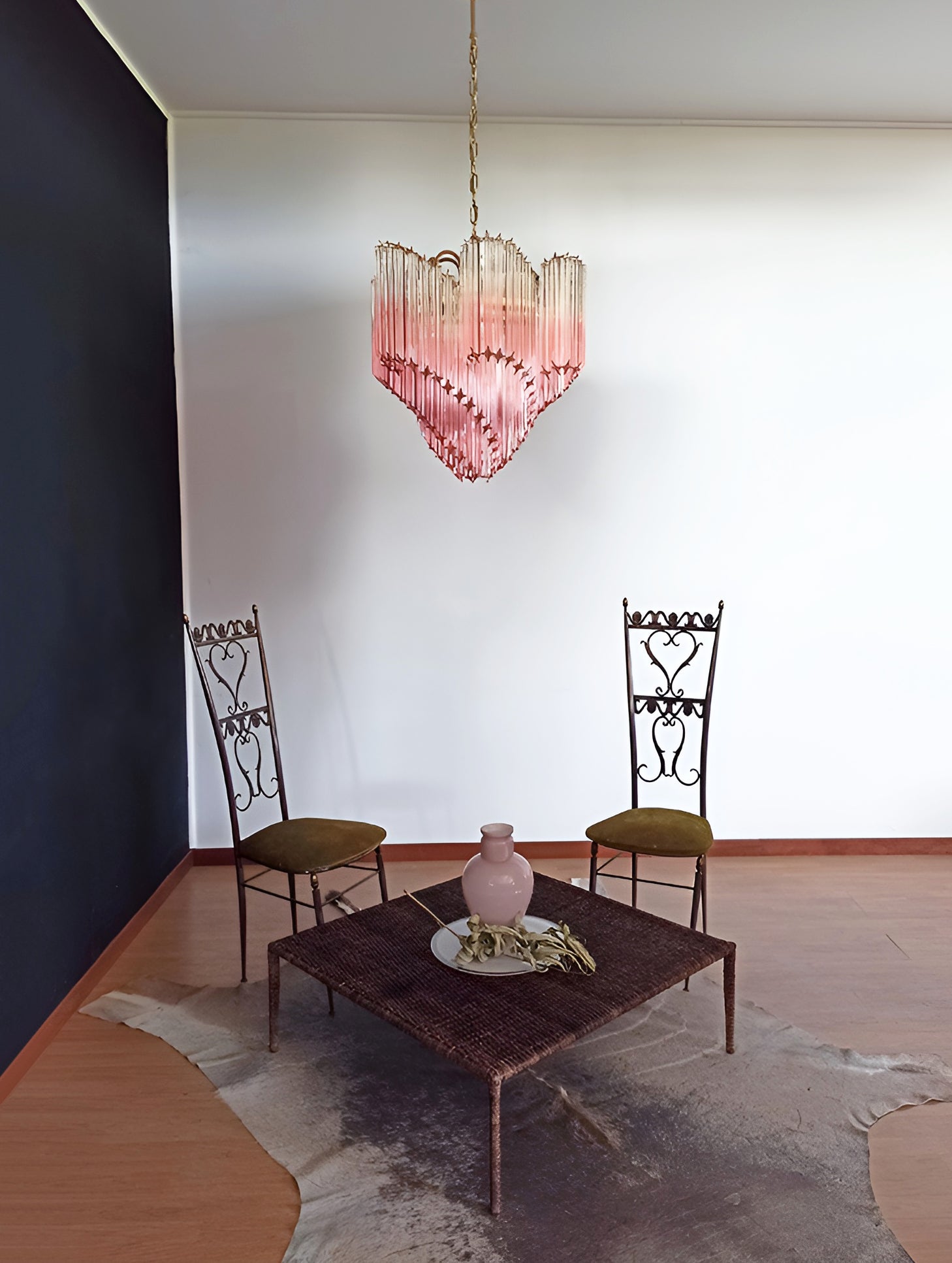 Evmararae Gradient Glass Chandelier - Lamp Outdoor