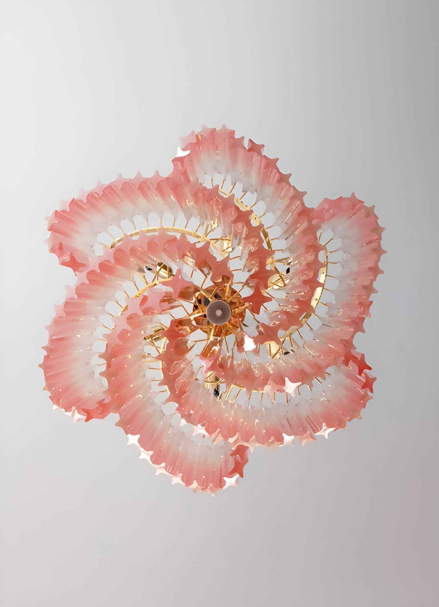 Evmararae Gradient Glass Chandelier - Lamp Outdoor