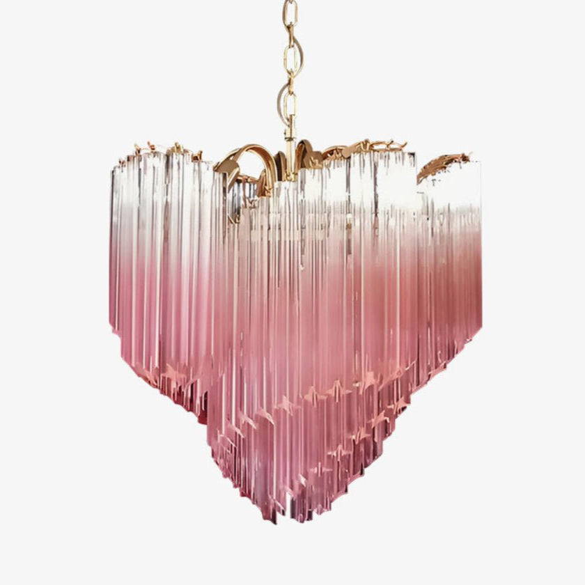 Evmararae Gradient Glass Chandelier - Lamp Outdoor