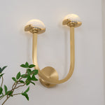 Vitalira Double Alabaster Wall Light - Lamp Outdoor