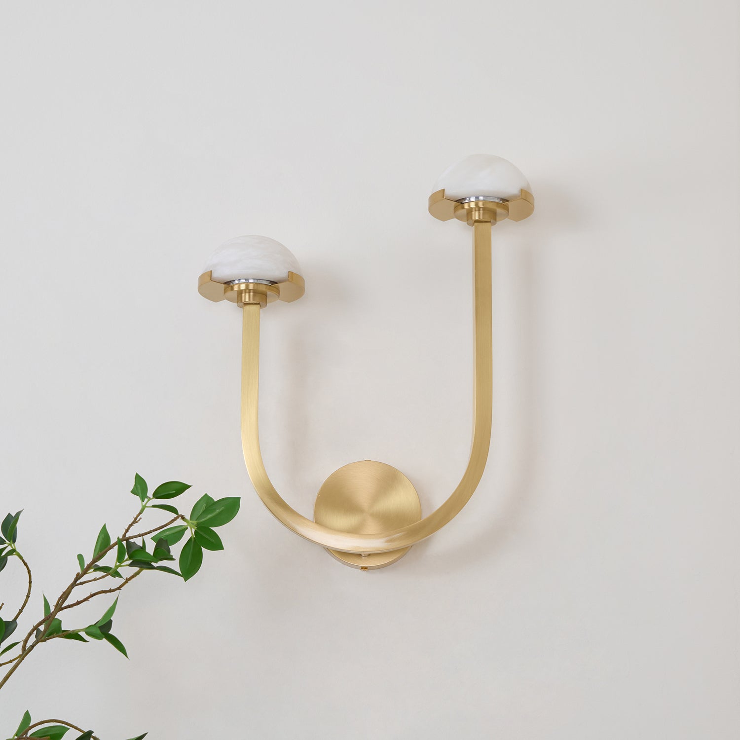 Vitalira Double Alabaster Wall Light - Lamp Outdoor