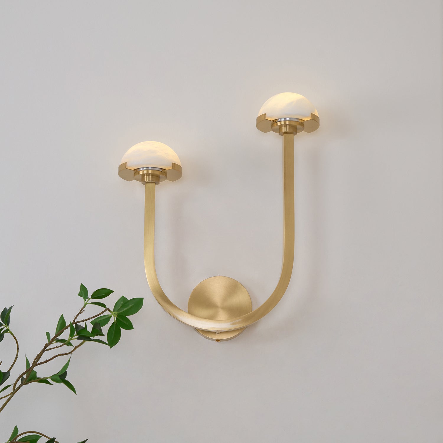 Vitalira Double Alabaster Wall Light - Lamp Outdoor