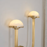 Vitalira Double Alabaster Wall Light - Lamp Outdoor
