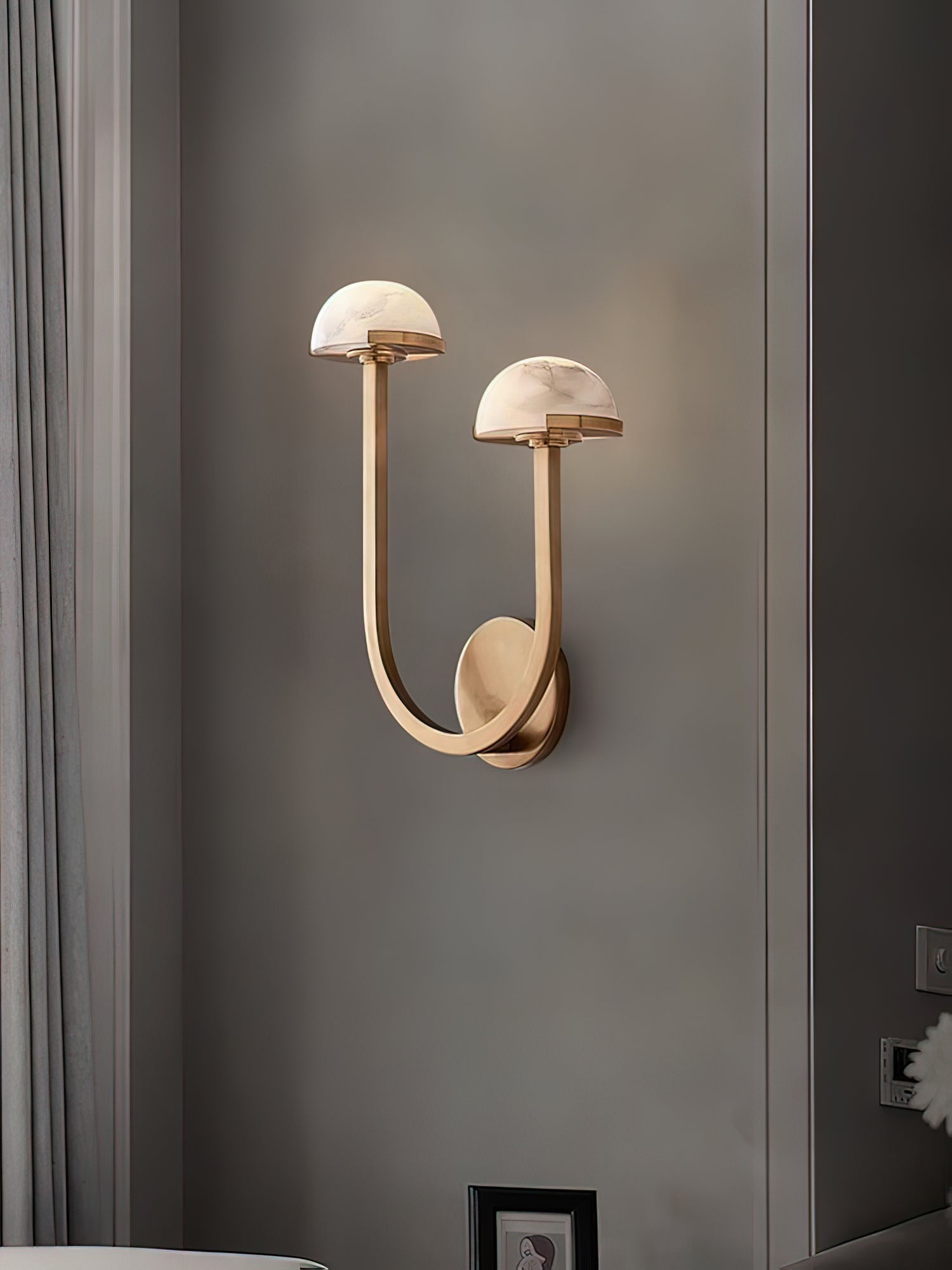 Vitalira Double Alabaster Wall Light - Lamp Outdoor