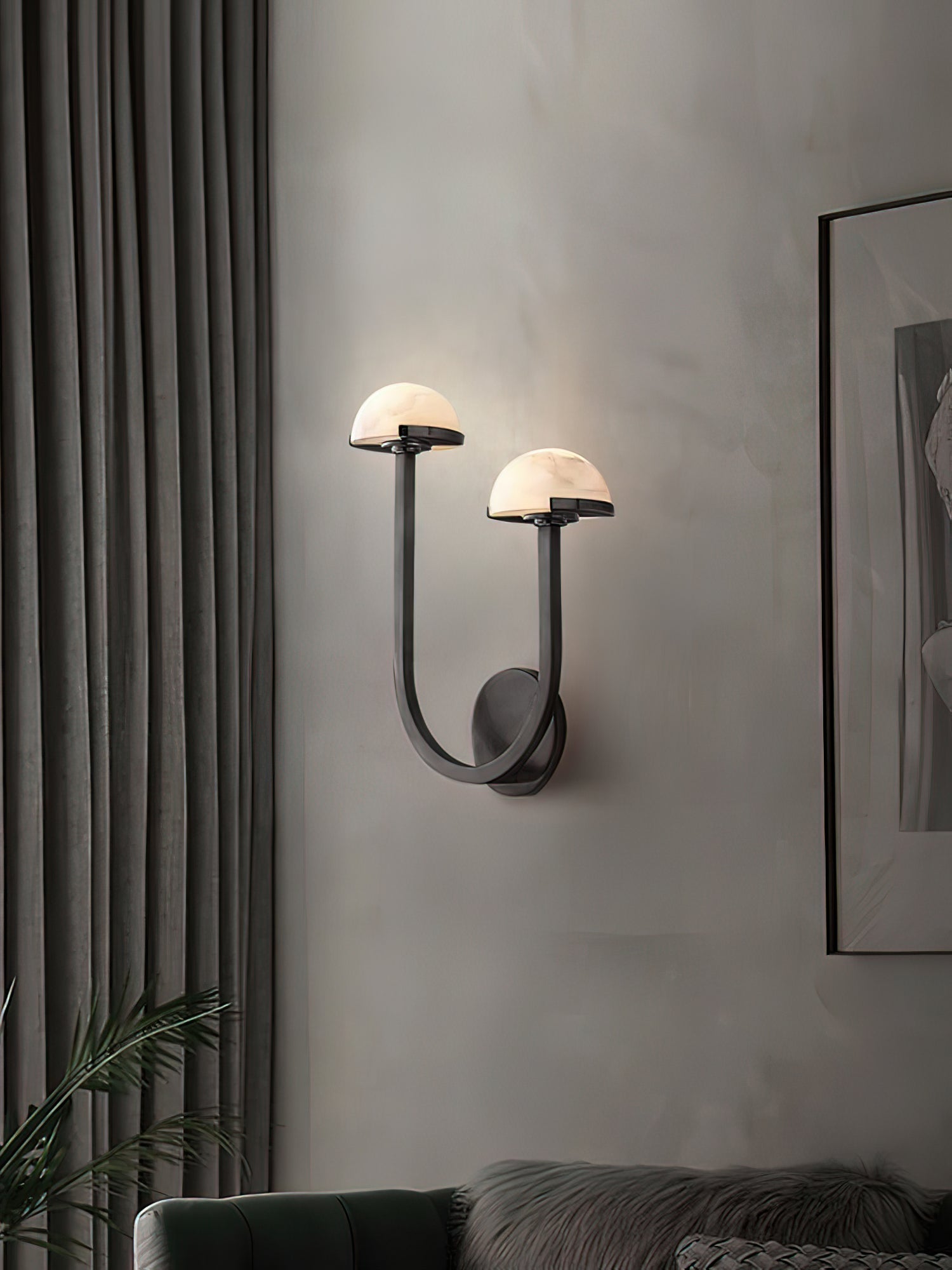 Vitalira Double Alabaster Wall Light - Lamp Outdoor