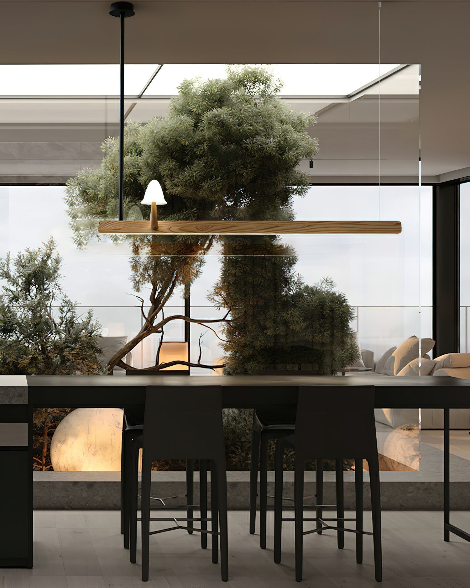 Mushroom Beam Chandelier - Lamp Outdoor