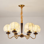 Orchid Vintage Fabric Chandelier - Lamp Outdoor