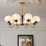 Orchid Vintage Fabric Chandelier - Lamp Outdoor