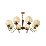 Orchid Vintage Fabric Chandelier - Lamp Outdoor