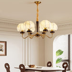 Orchid Vintage Fabric Chandelier - Lamp Outdoor