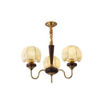 Orchid Vintage Fabric Chandelier - Lamp Outdoor