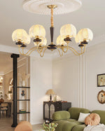 Orchid Vintage Fabric Chandelier - Lamp Outdoor