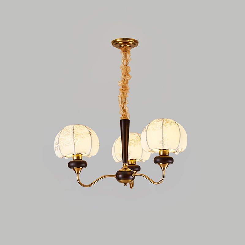 Orchid Vintage Fabric Chandelier - Lamp Outdoor