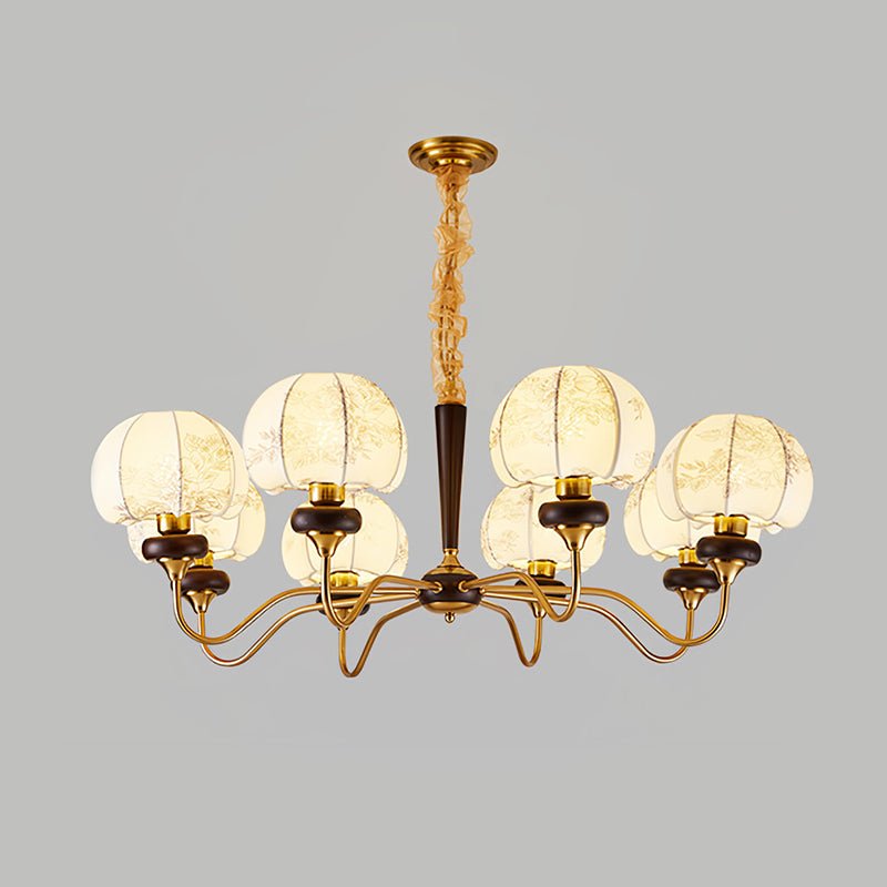 Orchid Vintage Fabric Chandelier - Lamp Outdoor