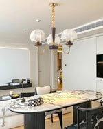 Orchid Vintage Fabric Chandelier - Lamp Outdoor