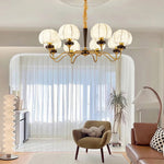 Orchid Vintage Fabric Chandelier - Lamp Outdoor