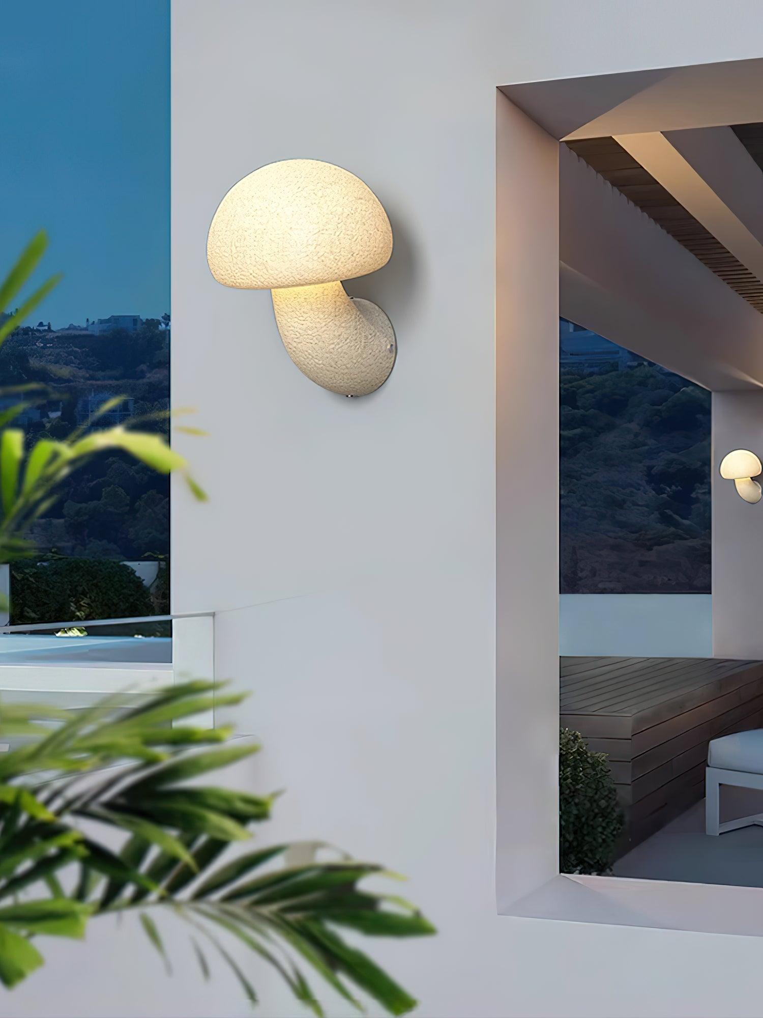 Mushroom Resin Wall Lamp - Lamp Outdoor