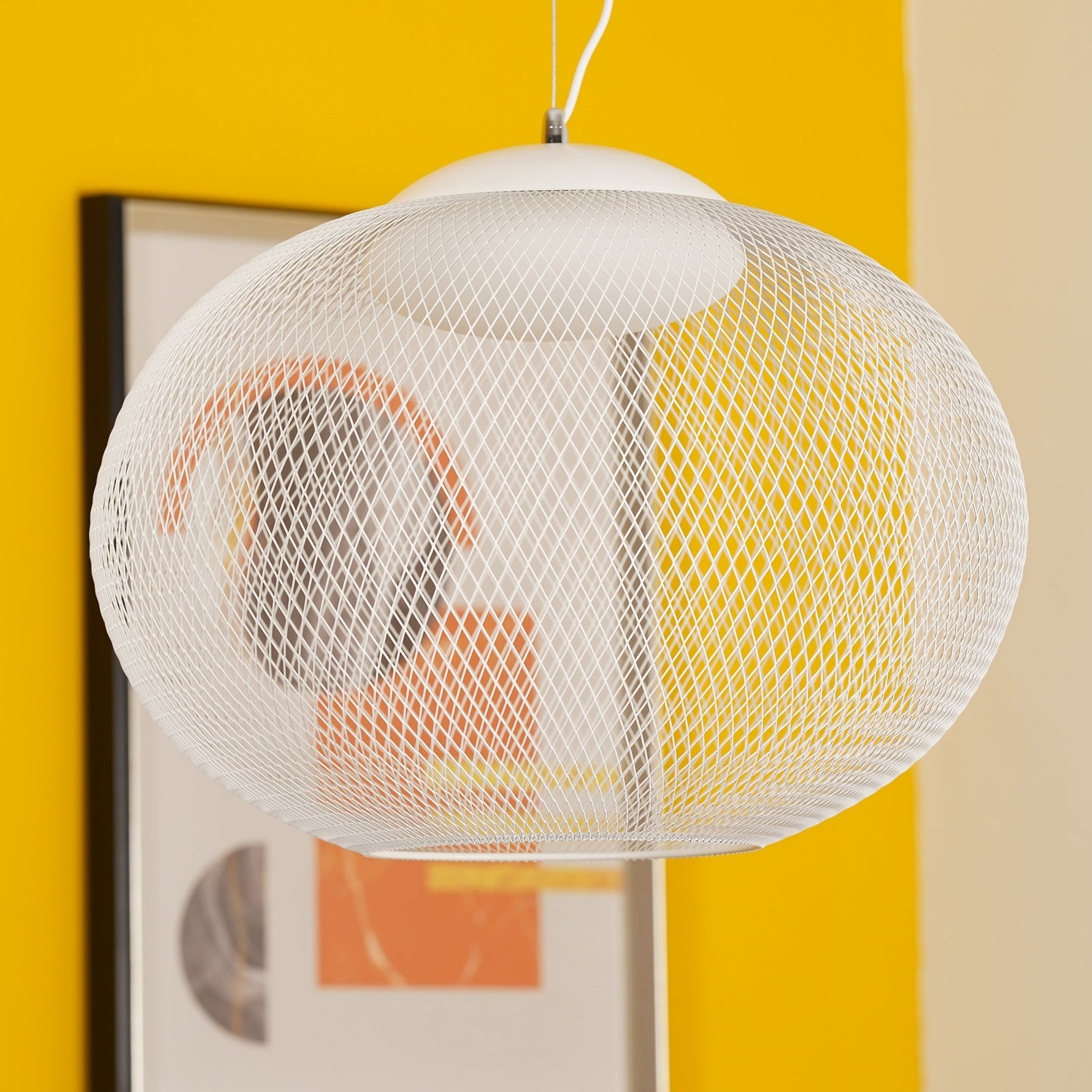 Metallic Meshwork Pendant Lamp - Lamp Outdoor