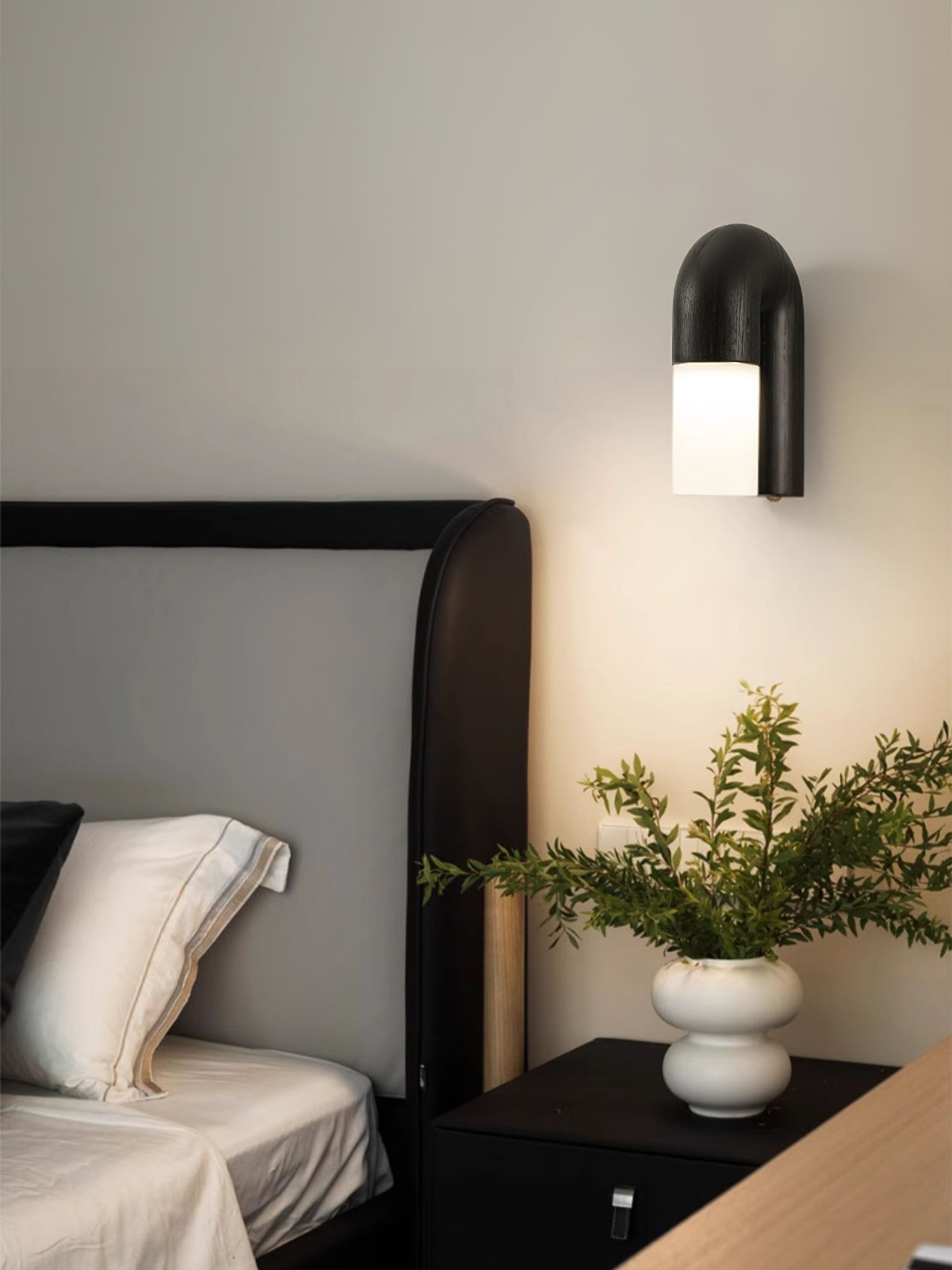 Arcus Wood Wall Lamp - Lamp Outdoor