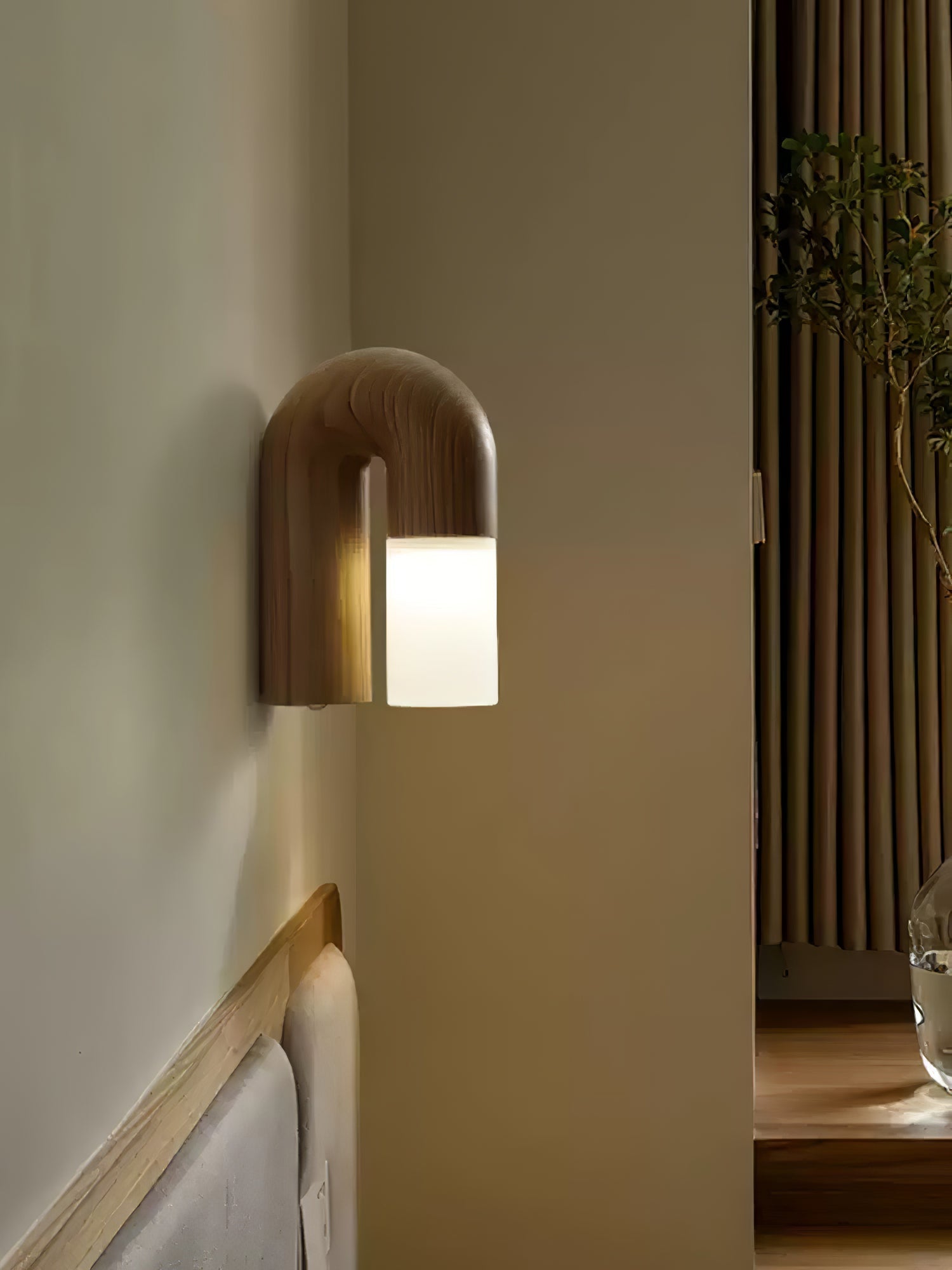 Arcus Wood Wall Lamp - Lamp Outdoor