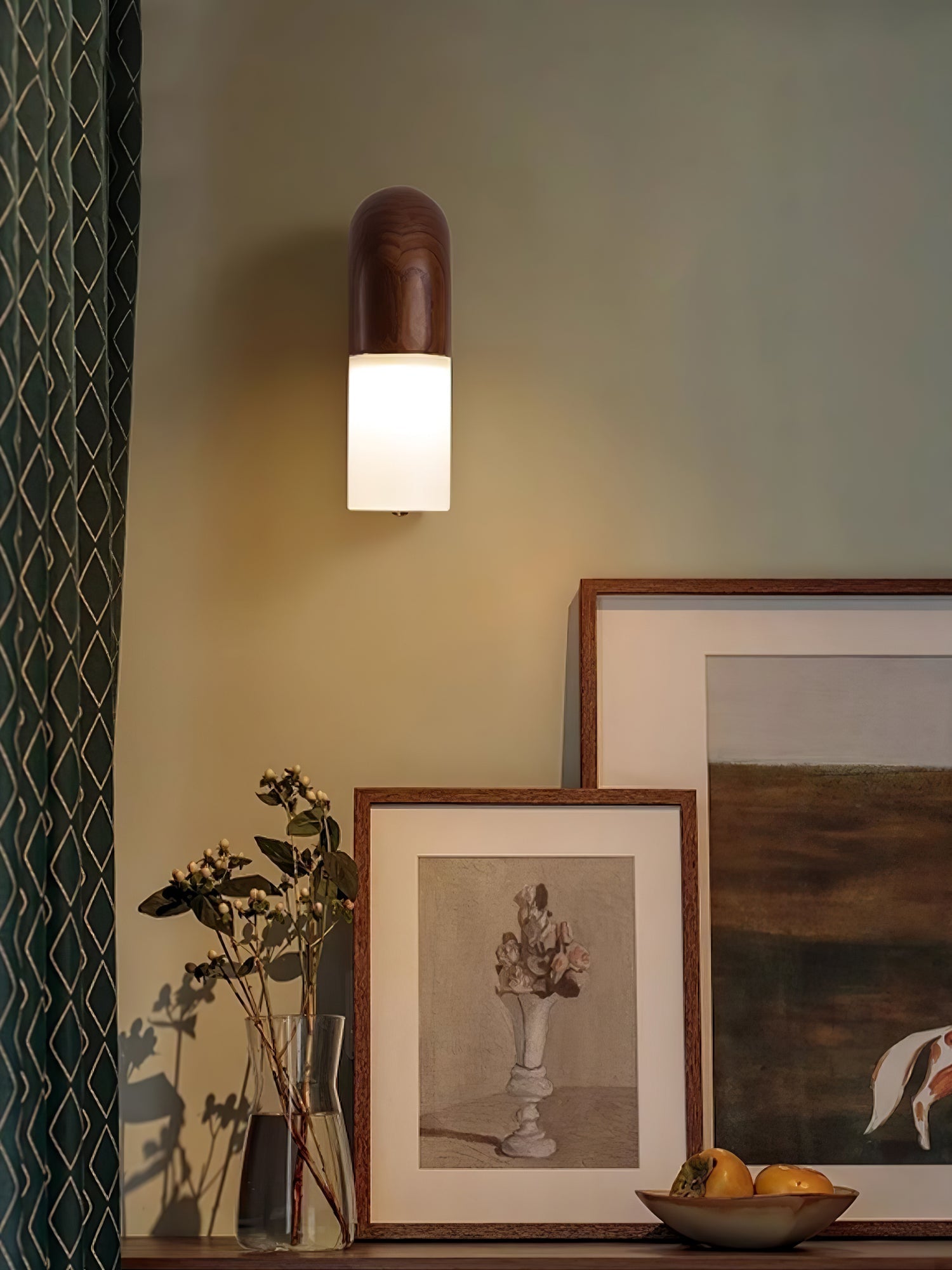 Arcus Wood Wall Lamp - Lamp Outdoor
