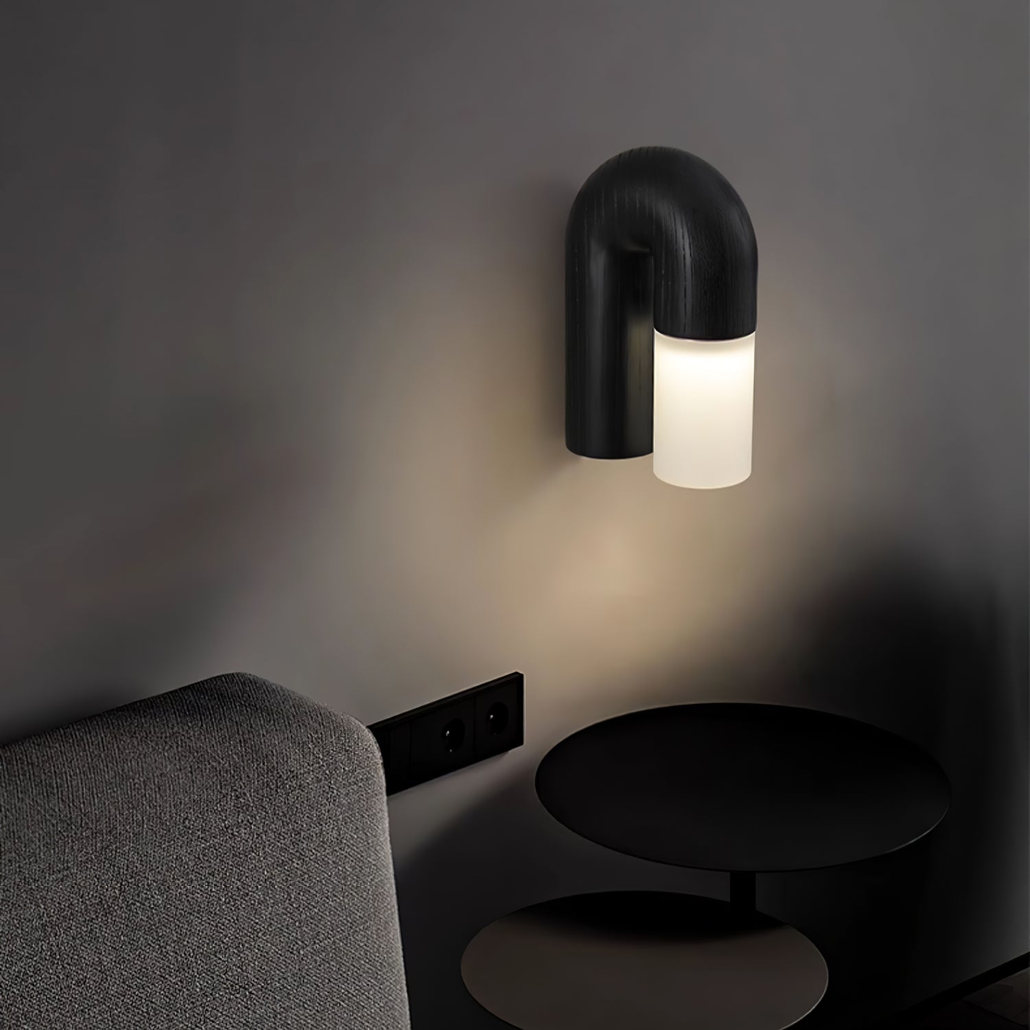 Arcus Wood Wall Lamp - Lamp Outdoor